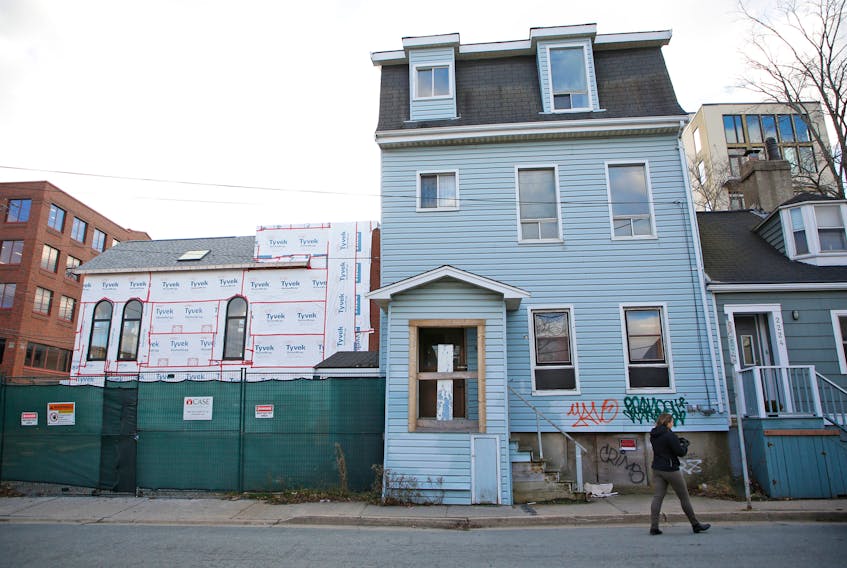 FOR MUNRO STORY:
The Maitland Street site for proposed affordable housing development in Halifax Tuesday November 24, 2020.

TIM KROCHAK PHOTO
