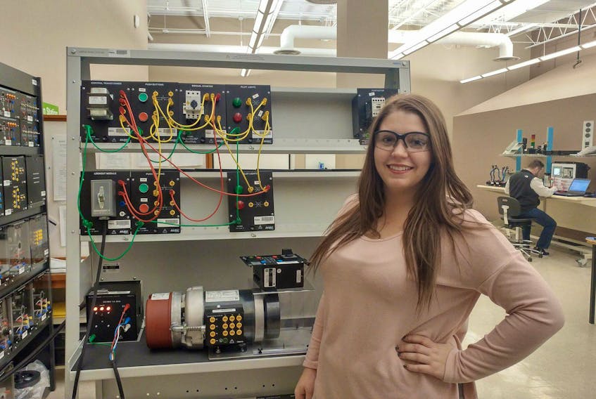Kylee McNally is an Electronic Engineering Technician student at NSCC Cumberland Campus who received The Honourable Mayann E. Francis Hope and Inspiration Award.