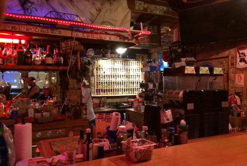 Inside the Sourdough Saloon, Beatty, Nevada. —