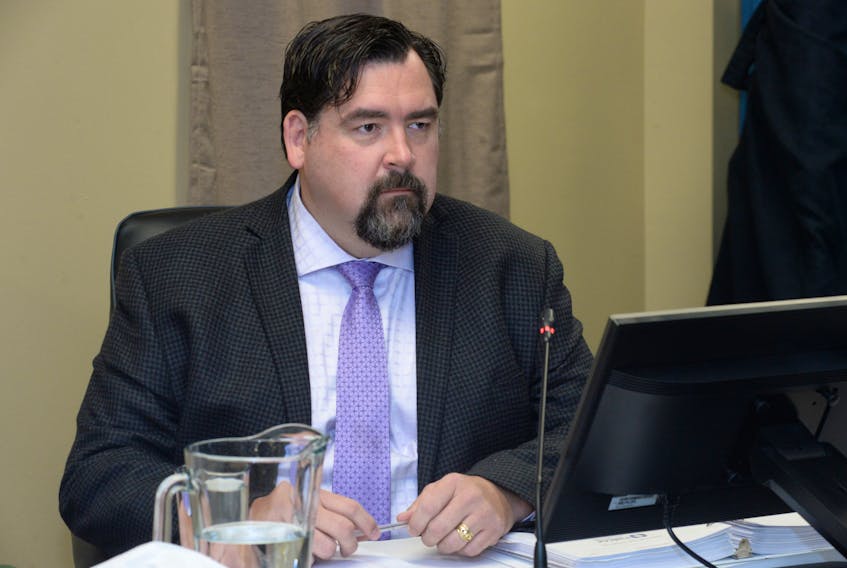 Scott O’Brien, who worked as generation project manager on the Muskrat Falls project, continued his testimony at the Muskrat Falls Inquiry Friday in St. John’s.