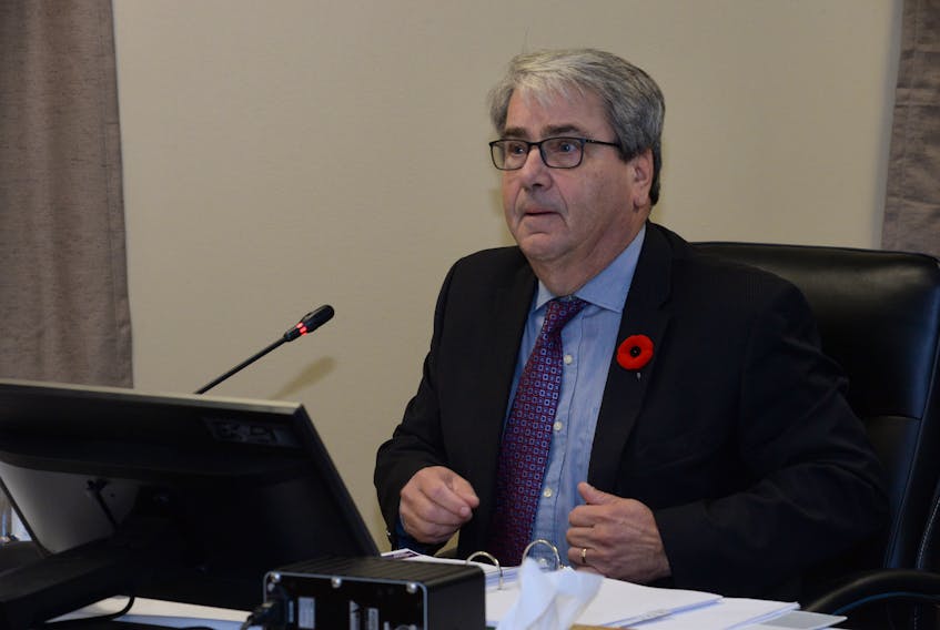 Terry Paddon took to the witness seat on Monday afternoon at the Commission of Inquiry Respecting the Muskrat Falls Project in the Beothuck Building in St. John’s.