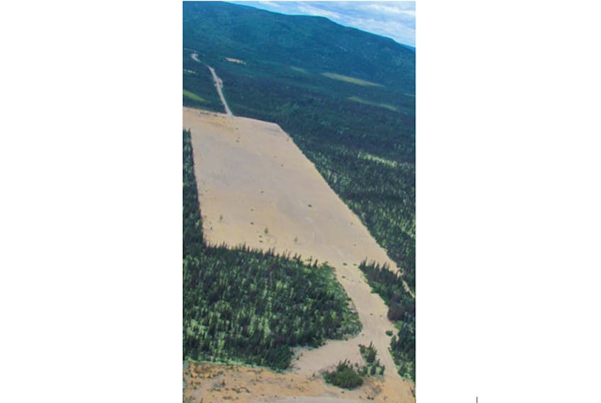 The Lower Churchill Hydroelectric Project was not the first proposed development of a dam at the area of Gull Island, on the Churchill River between Churchill Falls and Muskrat Falls. This photo, taken in 2012, shows an area cleared for work at Gull Island. The plug was pulled on a previous plan for development there, but the provincial government says a development could happen, if there was a clear buyer.