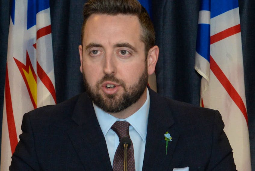 Justice Minister Andrew Parsons.