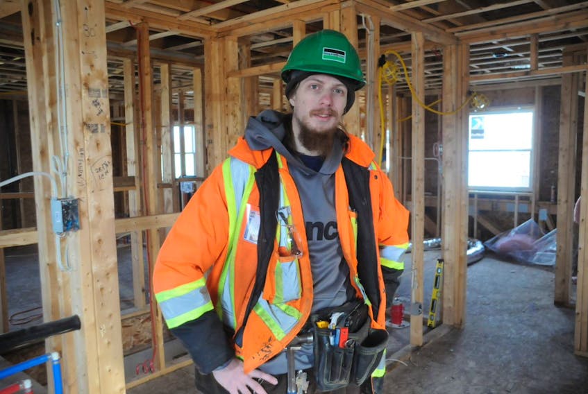 Timothy Langmead has worked with the Choices for Youth social enterprise company Impact Construction for about two years. Working toward career goals has boosted his confidence.