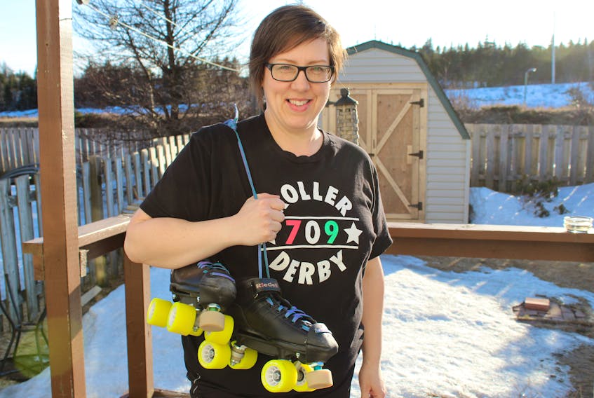Catherine O’Keefe of Mount Pearl has lost 50 pounds and feels better than she ever has, thanks in large part to her involvement in roller derby.