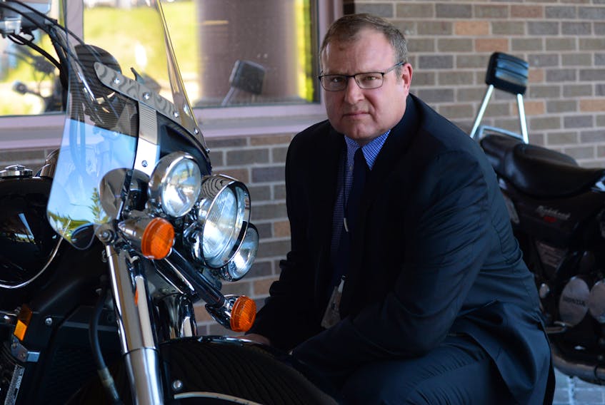 Staff Sgt. Steve Conohan of the RCMP criminal intelligence, spoke to reporters Thursday, with the intent of warn the public about the expected increased numbers of outlaw motorcycle gangs in this province during the summer.