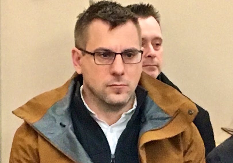 RNC Const. Joe Smyth was in provincial court in St. John's Tuesday, where he was given a suspended sentence for obstructing justice by issuing a false traffic ticket.