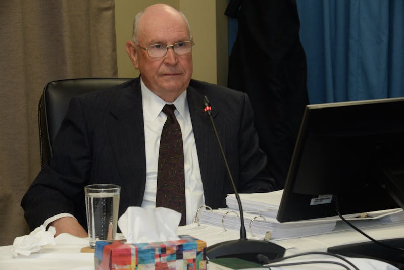 Former Nalcor Energy construction adviser John Mulcahy at the Commission of Inquiry Respecting the Muskrat Falls Project. - Joe Gibbons/SaltWire Network