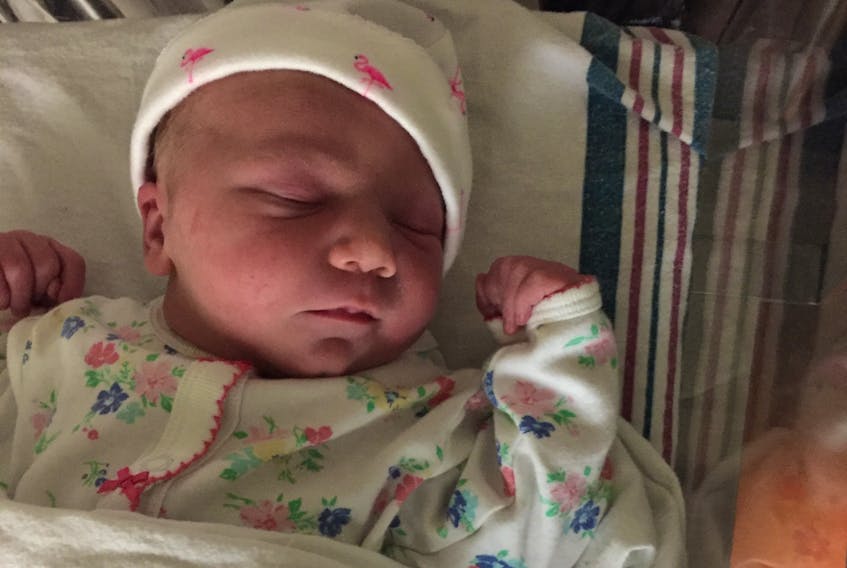 Zephyr Louise Coyote Byrne-Russell, born 2 a.m. on Tuesday, Jan. 1, at the Health Sciences Centre in St. John’s, was the first baby born in Newfoundland and Labrador in 2019.