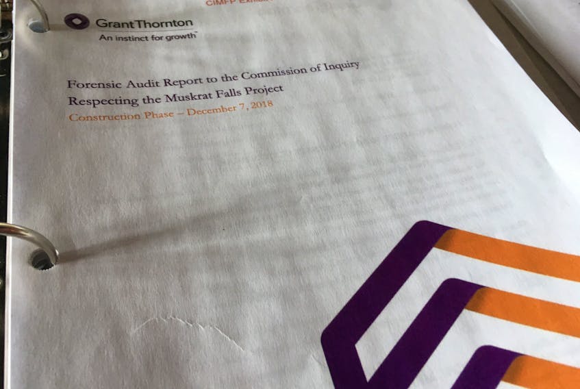 The new auditor’s report from Grant Thornton.