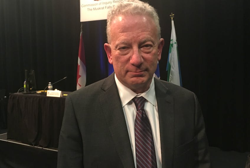 Scott Shaffer, a forensic auditor with Grant Thornton, continued to present his findings to the Commission of Inquiry Respecting the Muskrat Falls Project in Happy Valley-Goose Bay on Tuesday. He will take questions from lawyers of the various parties with standing at the inquiry beginning on Wednesday.