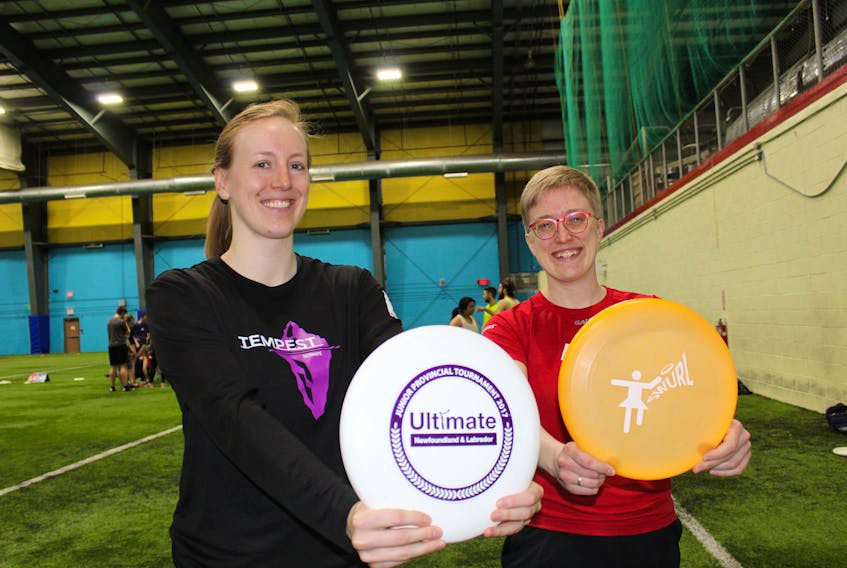 Melissa Wheeler (left) and Rosie Myers (right) are excited about recent steps taken in St. John’s ultimate mixed leagues to improve gender equity.