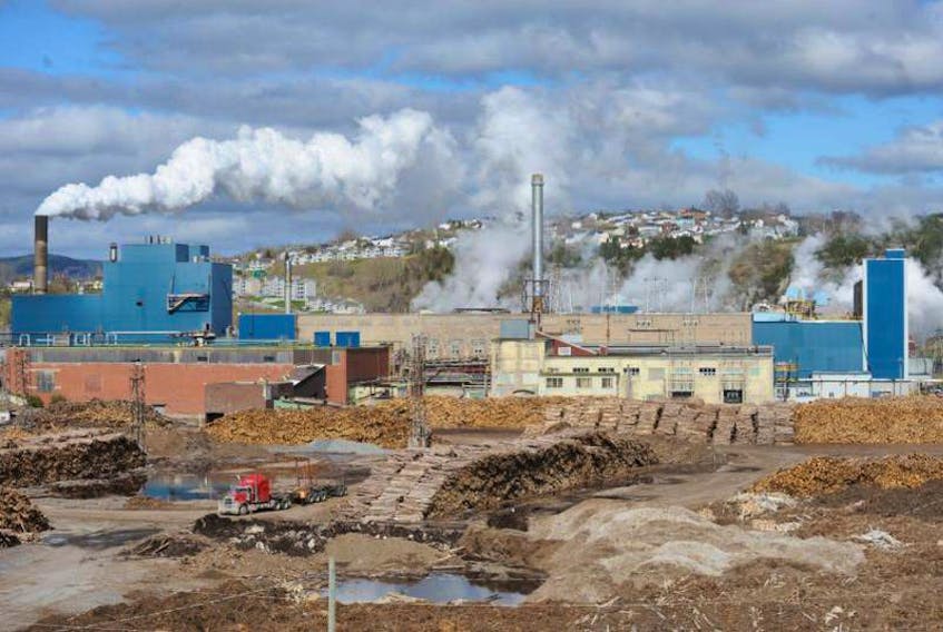 The Corner Brook Pulp and Paper mill.