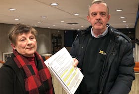 Concerned residents Sharon McCann and Randy Walsh attended the Monday council meeting and said they are not happy that council approved a second patio for Quidi Vidi Brewery.