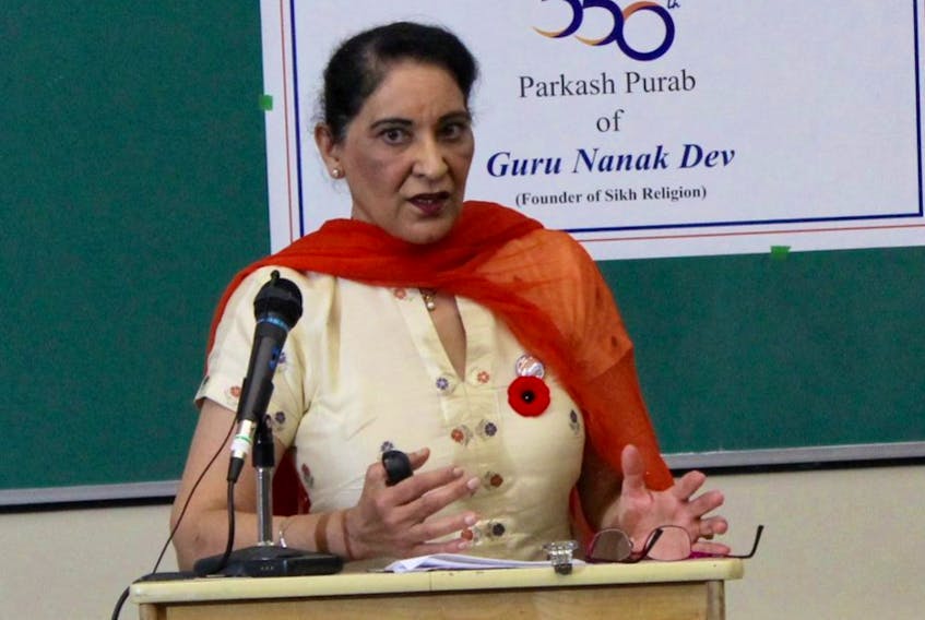 Sukhinder Kaur Cheema, a Memorial University biochemistry professor, was one of the speakers at the symposium.