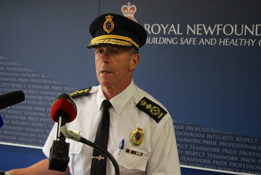RNC Police Chief Joe Boland speaks to reporters Wednesday.
