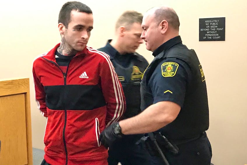 Jason Earle was in provincial court in St. John's Thursday morning, where he pleaded guilty to charges stemming from a standoff with police on Kennedy Road in September and was sentenced to 141 days time served. Next week, he'll be sentenced in Newfoundland and Labrador Supreme Court for charges related to another standoff, in which he discharged a gun three times.