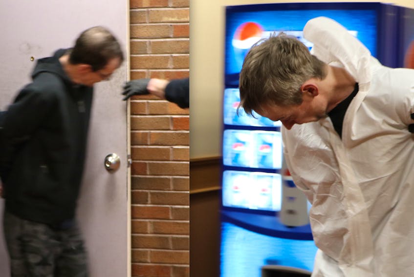 Cory Quilty, 41 and Jamie Kennedy, 40 — both of Paradise — appeared in provincial court in St. John’s Saturday on a number of charges related to a break-in with the use of heavy equipment at the Bank of Montreal on Newfoundland Drive in St. John’s early that morning. Both are expected to have bail hearings today.