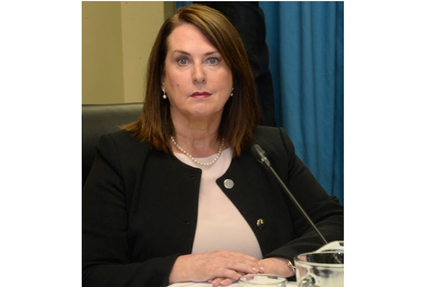 Natural Resources Minister Siobhan Coady at the Muskrat Falls Inquiry in St. John’s on Thursday.