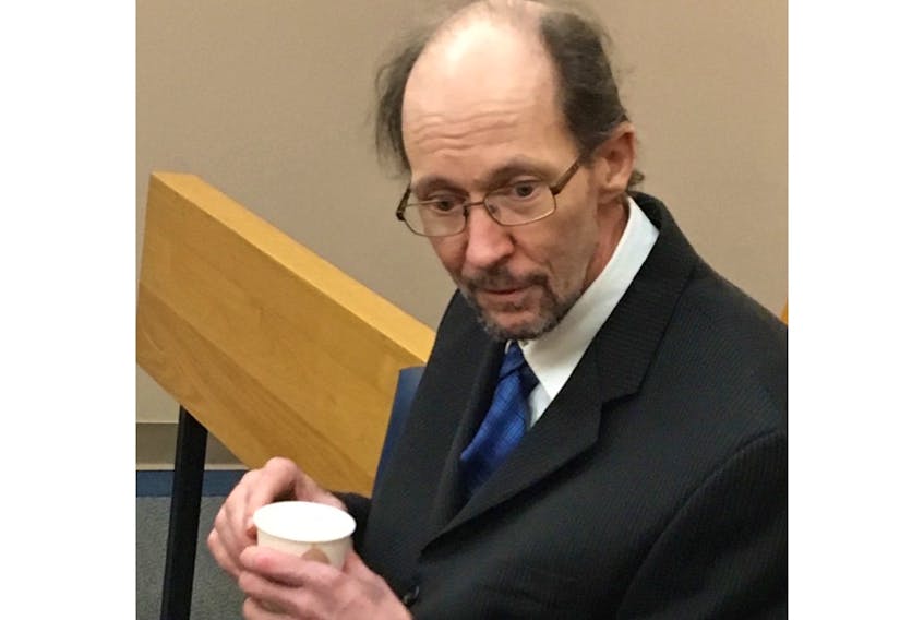 Kenneth Harrisson took the stand in his own defence Friday at provincial court in St. John’s. His testimony was interrupted when he collapsed during cross-examination.