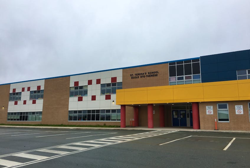 St. Theresa’s School on Mundy Pond Road in St. John’s is one of 39 schools in the province that won’t open until Friday.