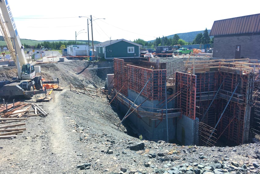Preliminary site work on the new sewage pump station in Goulds, St. John’s started in January and was ongoing as of Wednesday. The project is expected to come in at a total cost of $11.5 million.