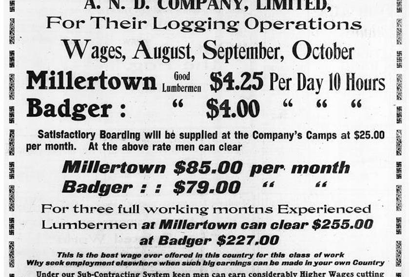 An advertisement from 97 years ago found in a local newspaper and kindly sent to the attention of this column a couple of months ago. It is interesting to know that $85 in 1920 had the buying power of $1,037 today. You would think then, that the salaries touted in this ad are far from generous as an annual salary based on this would be $12,444 today. And yet the advertisement is bursting with pride and bravado!