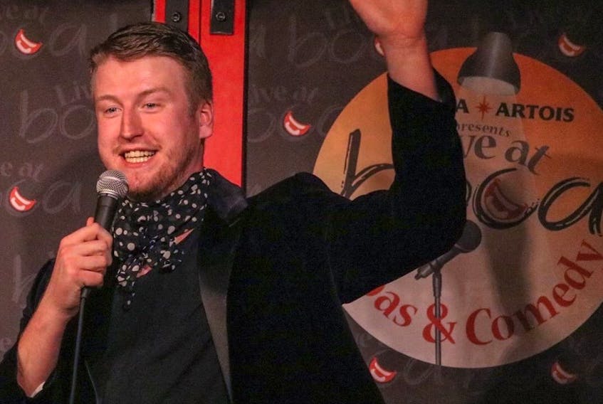 Christopher Dunn will host the First Laughs of Spring Comedy Show today at Boca Tapas Bar in St. John’s.