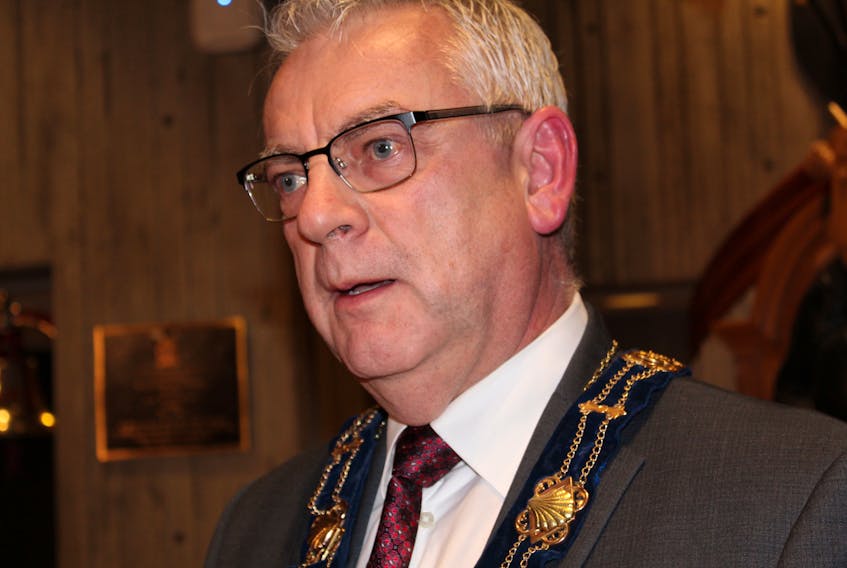 St. John’s Mayor Danny Breen at Monday’s council meeting.