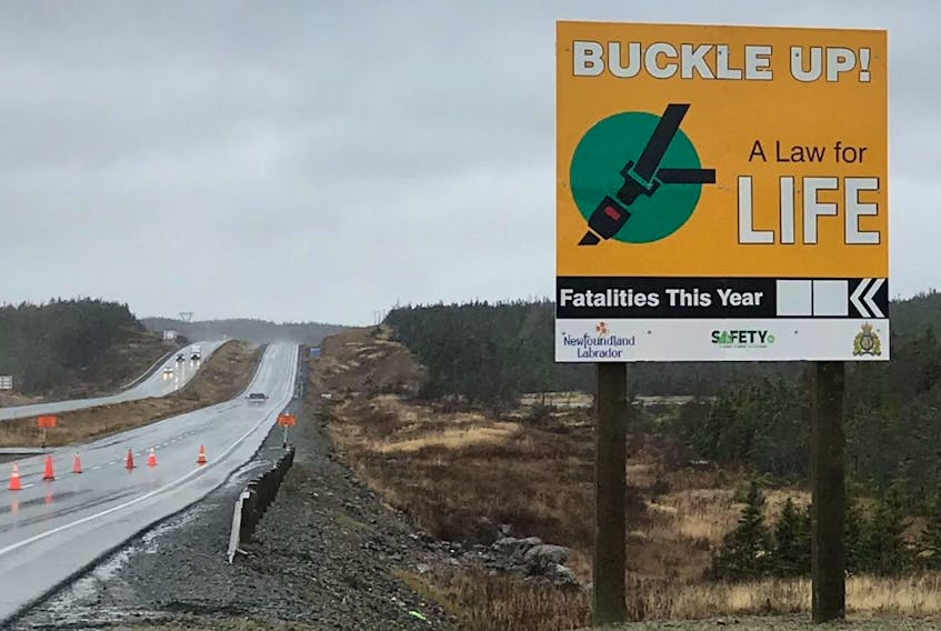 New highway signs have been placed around the province by the provincial government that indicate the number of fatalities on the roads for the current year. The RCMP hopes the numbers shown on the signs will resonate with the public.