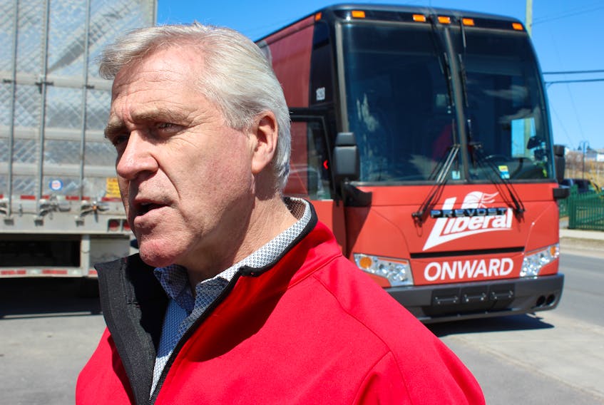 Liberal Leader Dwight Ball says he has no concerns over the safety of the North Spur.