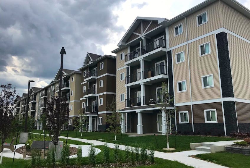Pine Creek Manor is the first private-public sector partnership of its kind in Alberta to integrate affordable rental units into a market housing development.