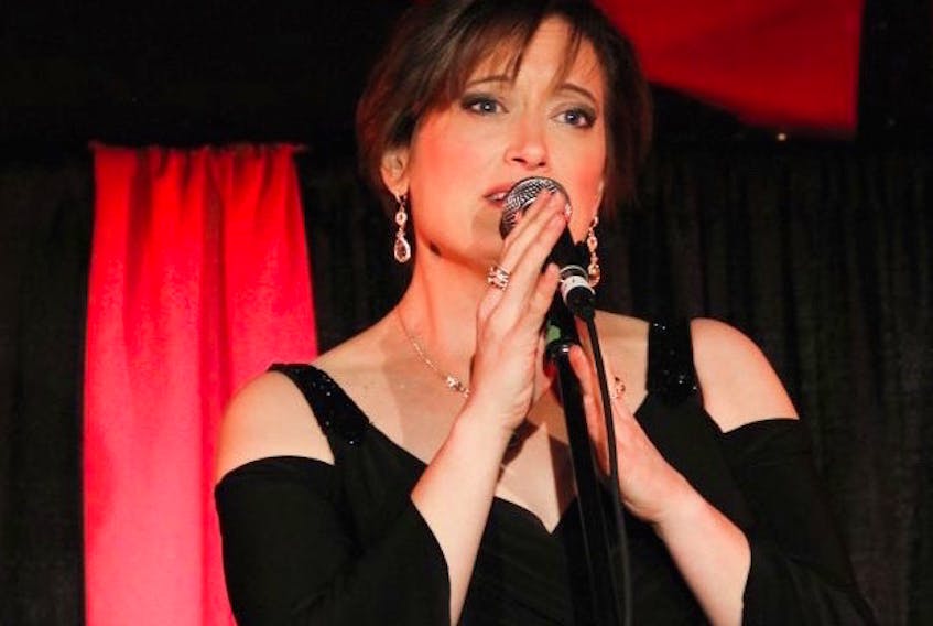 Petrina Bromley performing at last year’s inaugural Pink Tie Gala in support of Persistence Theatre Company.
