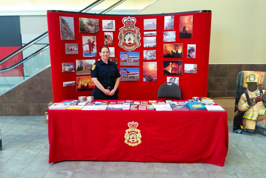 An information booth with be set up at the Avalon Mall next week to help promote Fire Prevention Week. Insp. Cara Pardy, of the fire prevention division of the St. John’s Regional Fire Department was on hand last year to answer any and all inquiries.