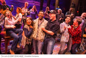 The Canadian cast of “Come From Away”.