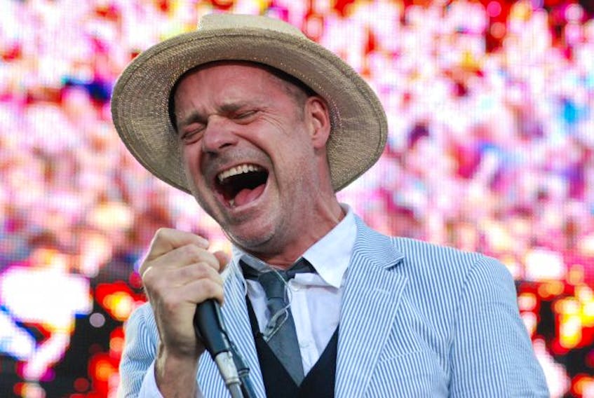 Gord Downie performs at SalmonFest in Grand Falls-Windsor in 2013.