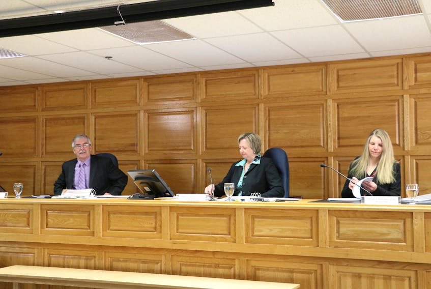 The Public Utilities Board has a tough task to review the province’s automobile insurance industry and provide a detailed report to the provincial government. The PUB’s panel that presided over recent public hearings of the automobile insurance review are (from left): James Oxford, commissioner; Darlene Whalen, chair and CEO; and Dwanda Newman, vice-chair.