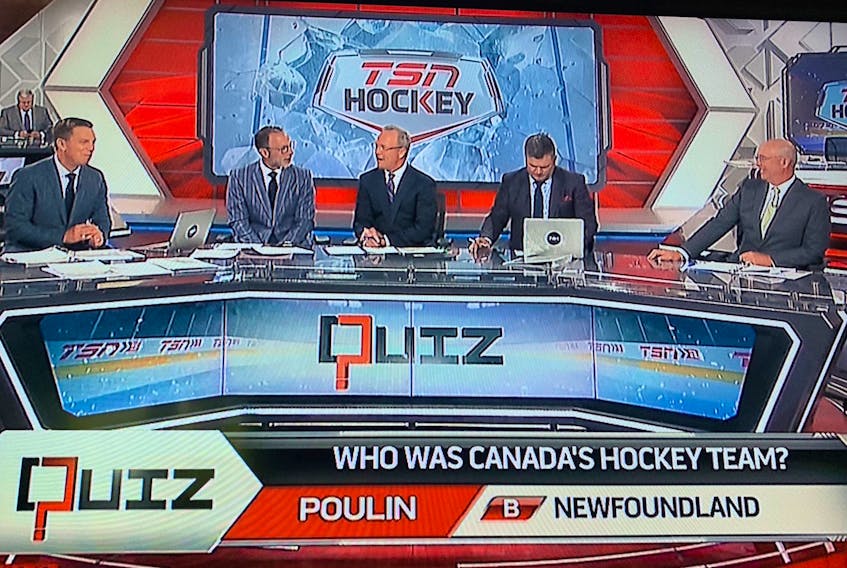 On Monday, the TSN NHL Free Agency Panel was asked to select which hockey team best-represented Canada last season, and Dave Poulin's choice was the ECHL champion Newfoundland Growlers. — Screen Grab/TSN