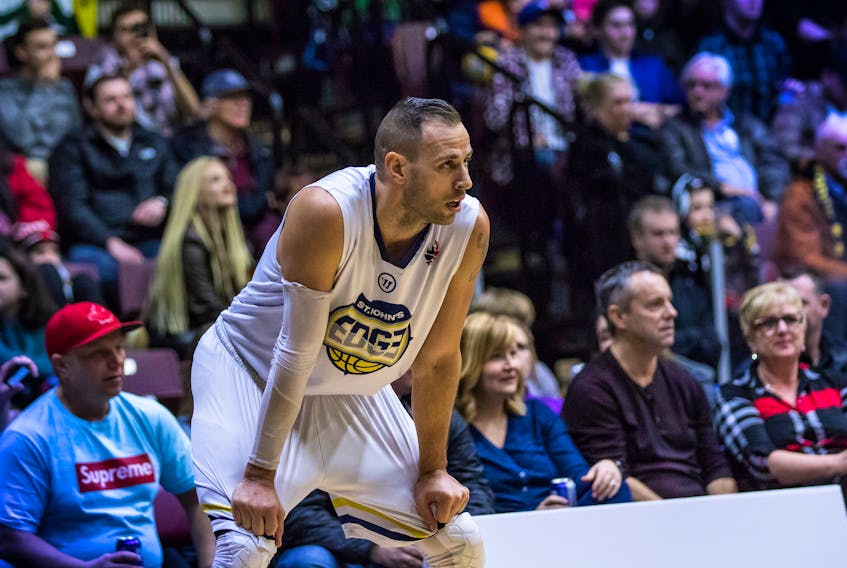 Carl English was named to the National Basketball League of Canada’s 2017-18 all-star team Monday. The St. John’s Edge star was also named to the league’s all-Canadian and playoff all-star squads. — St. John’s Edge photo/Jeff Parsons