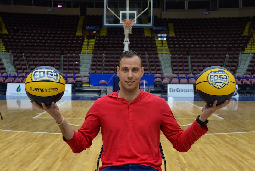 Carl English, who earned National Basketball League of Canada MVP honours in 2017-18, has been named interim general manager of the St. John’s Edge. Still to be determined is whether the 37-year-old shooting guard will be back with the Edge in a playing role. On Monday, English suggested he believes it is possible to do both jobs at the same time.