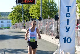 Colin Fewer’s winning time of 49 minutes and 41 seconds in the 2017 Tely 10 was his best ever in the race and the sixth-fastest in the history of the event.  — Telegram file photo