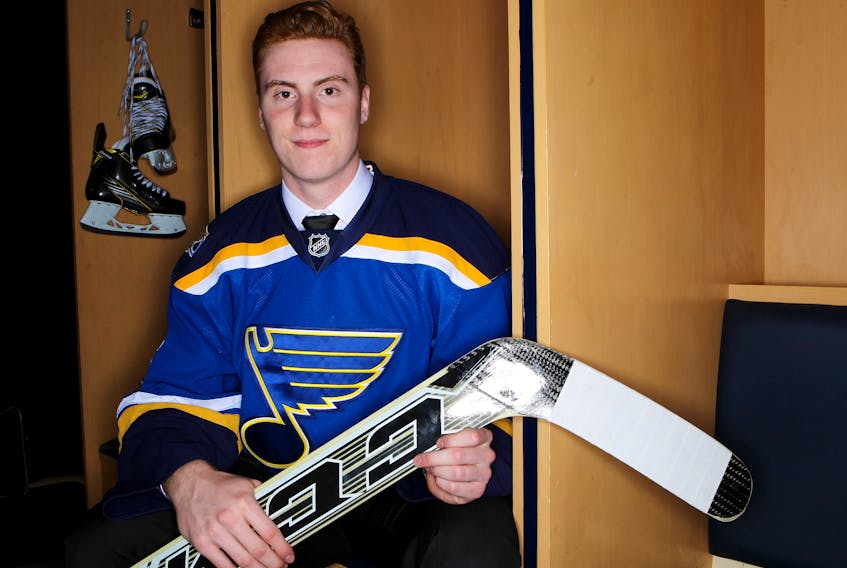 NHL/St. Louis Blues — Drafted in the second round, 59th overall, by the St. Louis Blues in 2016, Evan Fitzpatrick will be the Acadie-Bathurst Titan’s starting goalie as they make a run for a QMJHL championship this season.