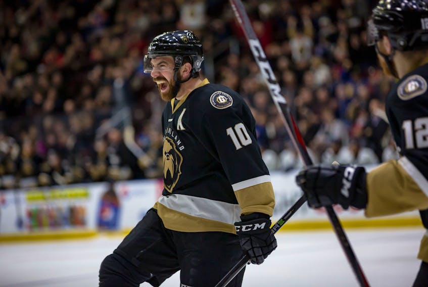 Newfoundland Growlers forward Zach O’Brien has celebrated a lot of goals during the 2019 ECHL playoffs. O’Brien has scored 14 times this post-season and leading into Wednesday, that was not only most on the Growlers, but also tops among all players in the chase for the Kelly Cup.