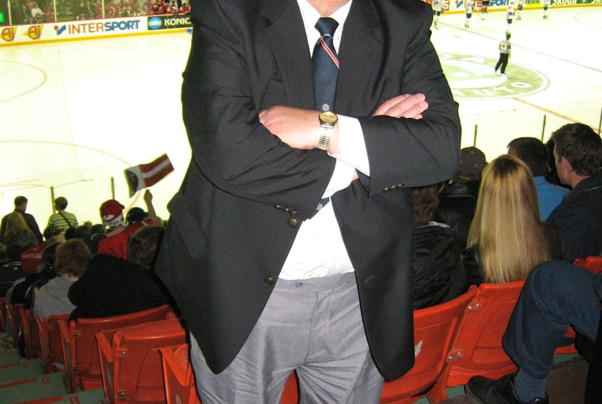 Don Johnson, shown here in this 2008 file photo at the world hockey championship in Halifax, was a native Nova Scotian, but a long-time St. John’s resident who made a mark on hockey in Newfoundland and Labrador.