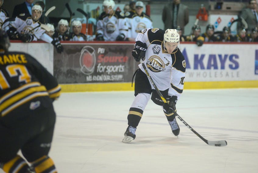 Brett Budgell seems to be taking a positive approach after the Paradise native and Charlottetown Islanders forward was passed over in the 2019 NHL Entry Draft. — SaltWire file photo/Jason Malloy