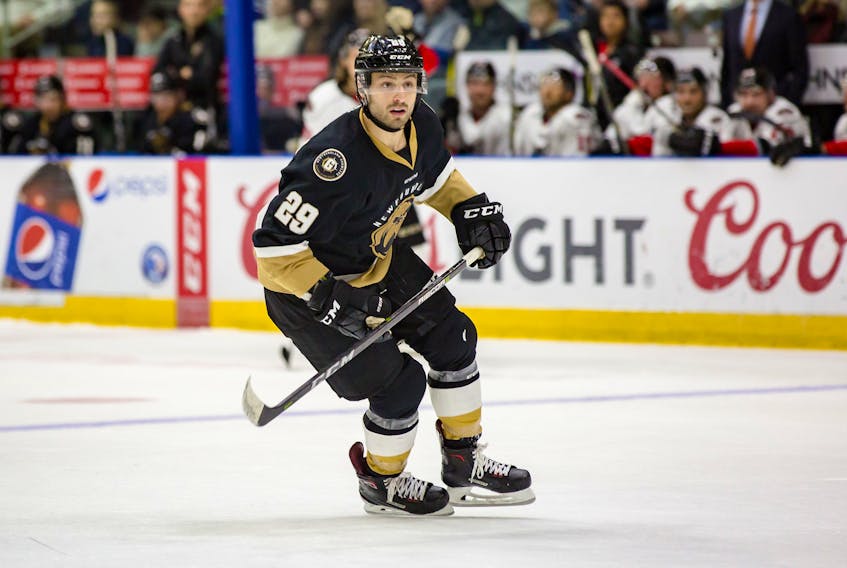 Giorgio Estephan’s team-leading sixth goal of the season proved to be the game-winner for the Newfoundland Growlers Sunday in Brampton, Ont.