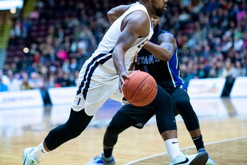 St. John’s Edge photo/Joe Chase - The National Basketball League of Canada has rescinded the player exemption granted to the Edge to sign Kyle Johnson, meaning his season in St. John’s might have lasted two games. The Edge are said to be considering appealing the decision.