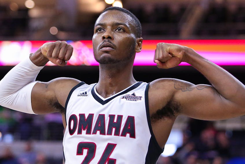 Tra-Deon Hollins, the latest addition to the St. John’s Edge, was a star guard at the University of Nebraska-Omaha before playing in the NBA G League most of the last two seasons. — University of Nebraska-Omaha photo