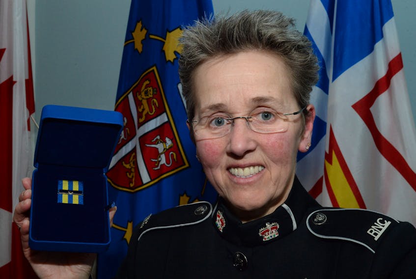 RNC Const. Georgina Short said she’s happy she gets to help people in her career. Short was one of six officers awarded the 30-year Exemplary Service medal for their work with the RNC.