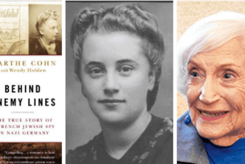 Marthe Cohn will be talking in St. John's Wednesday about her time as a French Jewish spy in occupied France and Germany during the height of the Second World War.